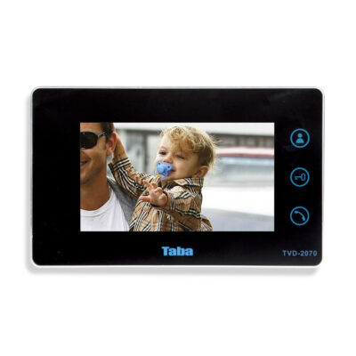مانیتور درب بازکن تصویری رنگی تابا TVD-2070 - صفحه لمسی