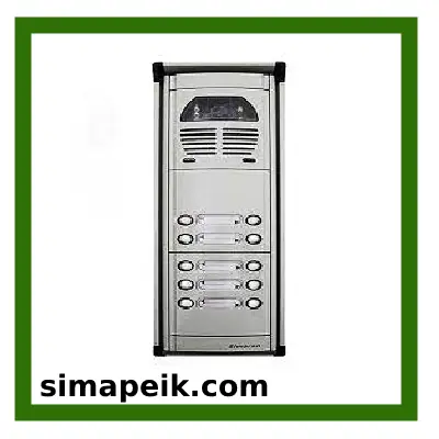 پنل آیفون تصویری سیماران مدل ده واحدی فوژان VFC10D