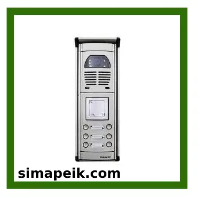 پنل آیفون تصویری کارتخوان سیماران مدل شش واحدی فوژان