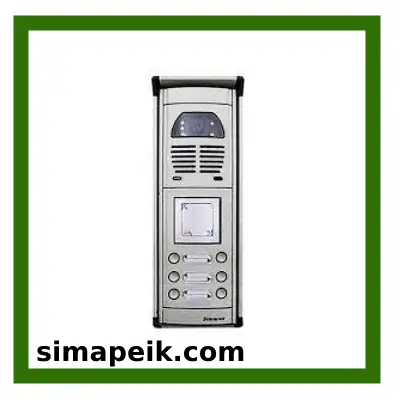 پنل آیفون تصویری کارتخوان سیماران مدل شش واحدی فوژان