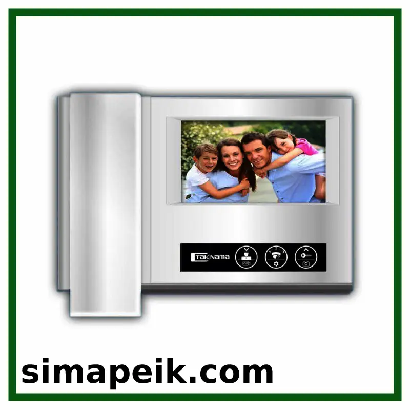 آیفون تصویری تکنما 4.3 اینچ با حافظه D43M آیفون تصویری تکنما 4.3 اینچ با حافظه D43M