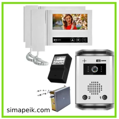 پکیج 2 واحدی آیفون تصویری تکنما VDP-D70