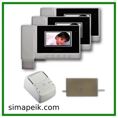 پکیج آیفون تصویری 3 واحدی سیماران HS-43