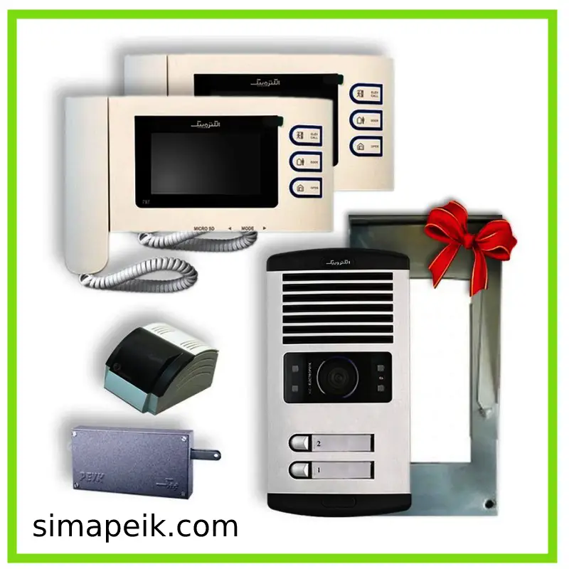 پکیج آیفون تصویری دو واحدی الکتروپیک 797