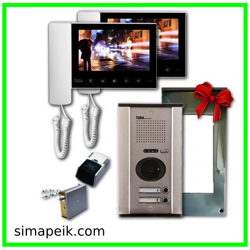 پکیج آیفون تصویری دو واحدی تابا TVD5-70