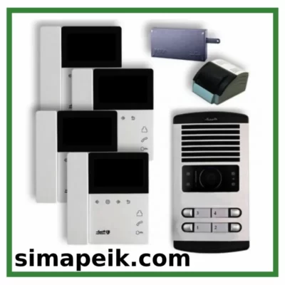 پکیج آیفون تصویری چهار واحدی الکتروپیک 897