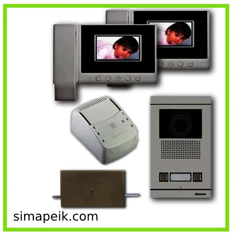 پکیج دربازکن تصویری 2 واحدی سیماران HS-43 پکیج دربازکن تصویری 2 واحدی سیماران HS-43