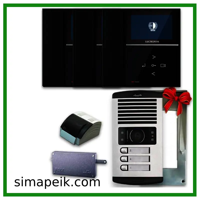 پکیج دربازکن تصویری سه واحدی الکتروپیک 592NEW پکیج دربازکن تصویری سه واحدی الکتروپیک 592NEW