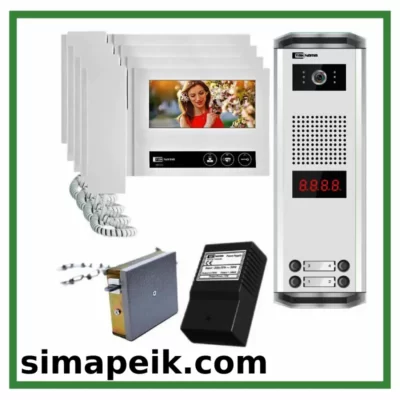 پکیج چهار واحدی آیفون تصویری تکنما VDP-D70