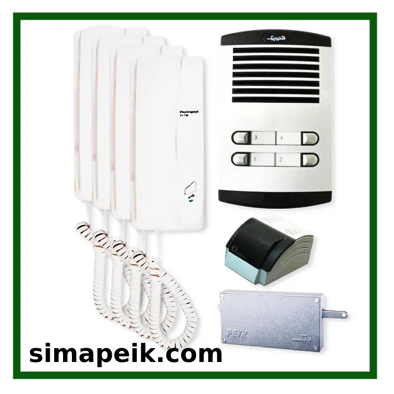 پکیج 4 واحدی آیفون صوتی الکتروپیک مدلV2-786