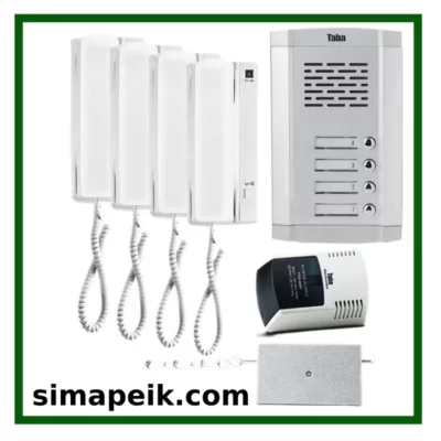 پکیج 4 واحدی آیفون صوتی تابا 4 سیمی TL-633