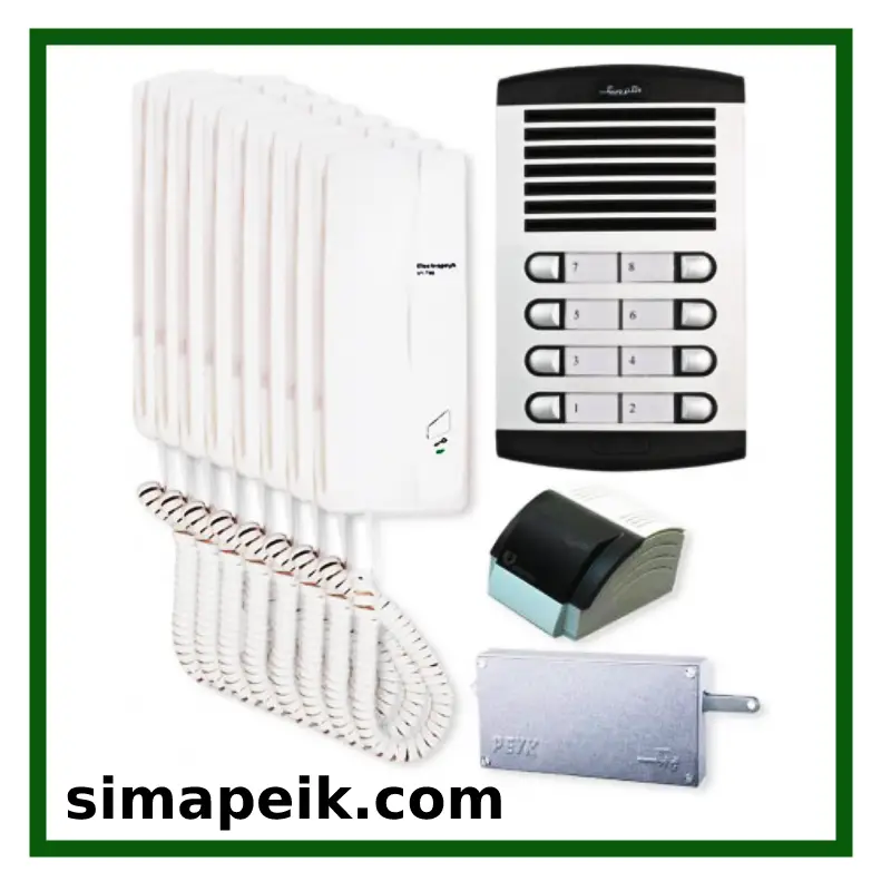 پکیج 8 واحدی آیفون صوتی برند الکتروپیک V2-786