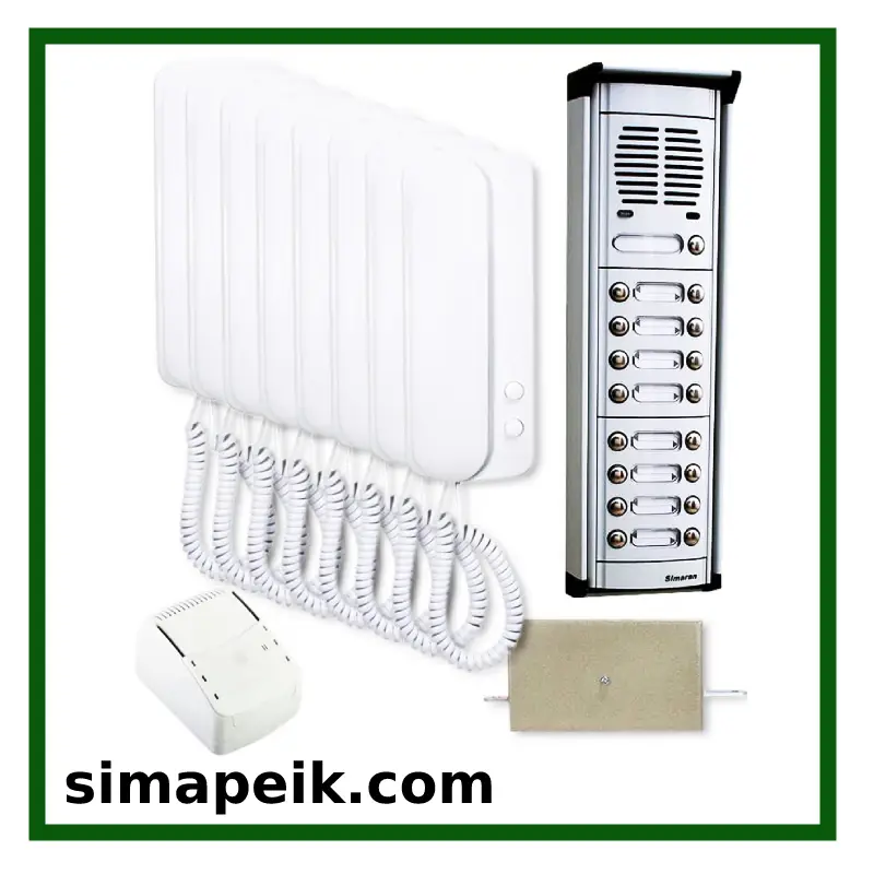 پکیج آیفون صوتی 8 واحدی سیماران 701 پکیج آیفون صوتی 8 واحدی سیماران 701