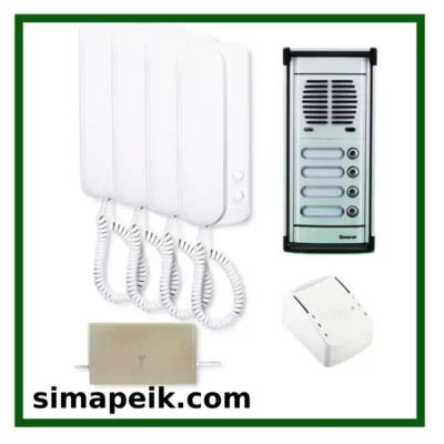 پکیج آیفون صوتی برند سیماران4 واحدی مدل 701