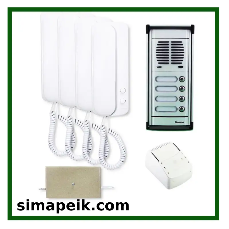 پکیج آیفون صوتی برند سیماران4 واحدی مدل 701 پکیج آیفون صوتی برند سیماران4 واحدی مدل 701