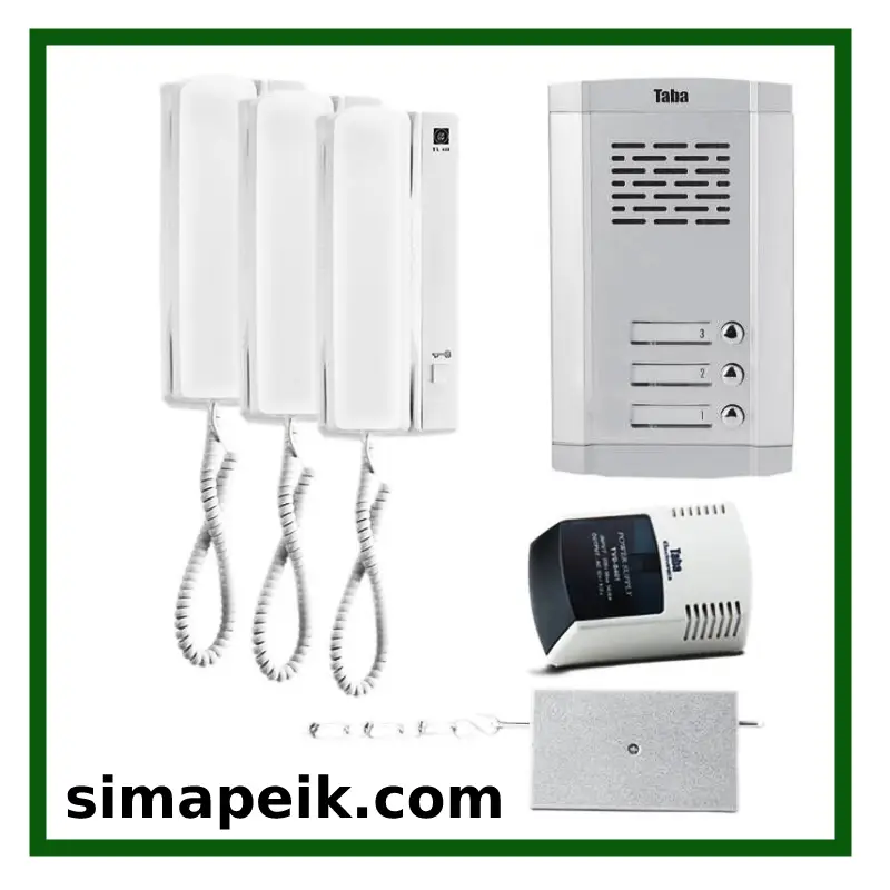 پکیج سه واحدی آیفون صوتی تابا 4 سیمیTL-633 پکیج سه واحدی آیفون صوتی تابا 4 سیمیTL-633