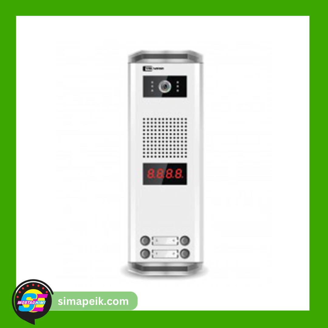 K22 پنل آیفون تصویری 4 واحدی تکنما مدل K22