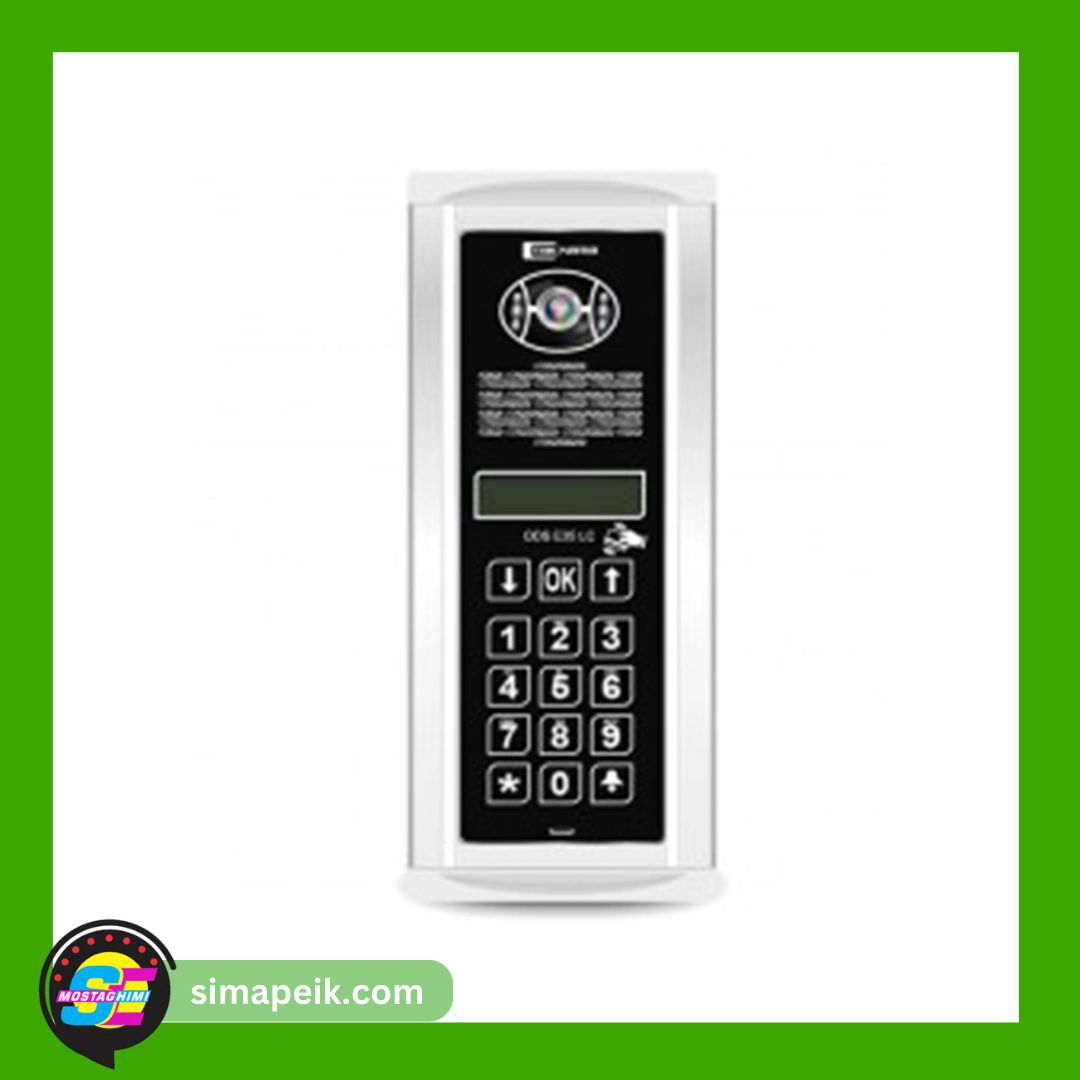 e35lc پنل آیفون تصویری لمسی کدینگ کارتی تکنما مدل E35LC