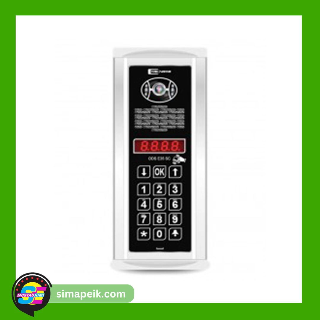 e35sc پنل دربازکن تصویری لمسی کدینگ کارتی تکنما مدل E35SC