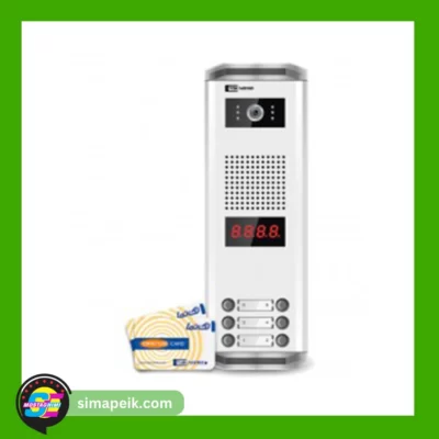 پنل آیفون تصویری کارتی 6 واحدی تکنما مدل K23-RFID