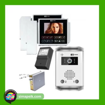 پکیج دو طبقه آیفون تصویری تکنما VDP-C43