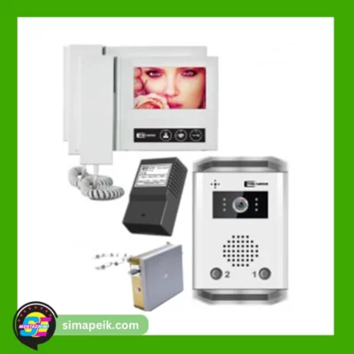 پکیج دو طبقه آیفون تصویری تکنما VDP-D43M