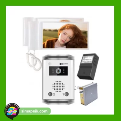 پکیج دو طبقه آیفون تصویری تکنما VDP-F10