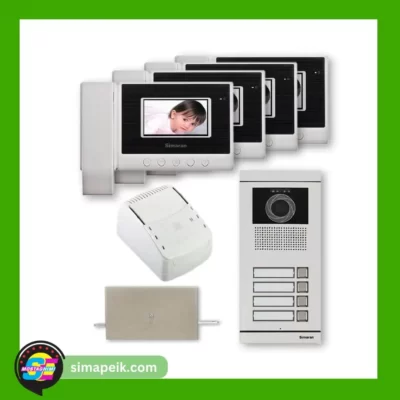 پکیج آیفون تصویری 4 واحدی سیماران HS-43