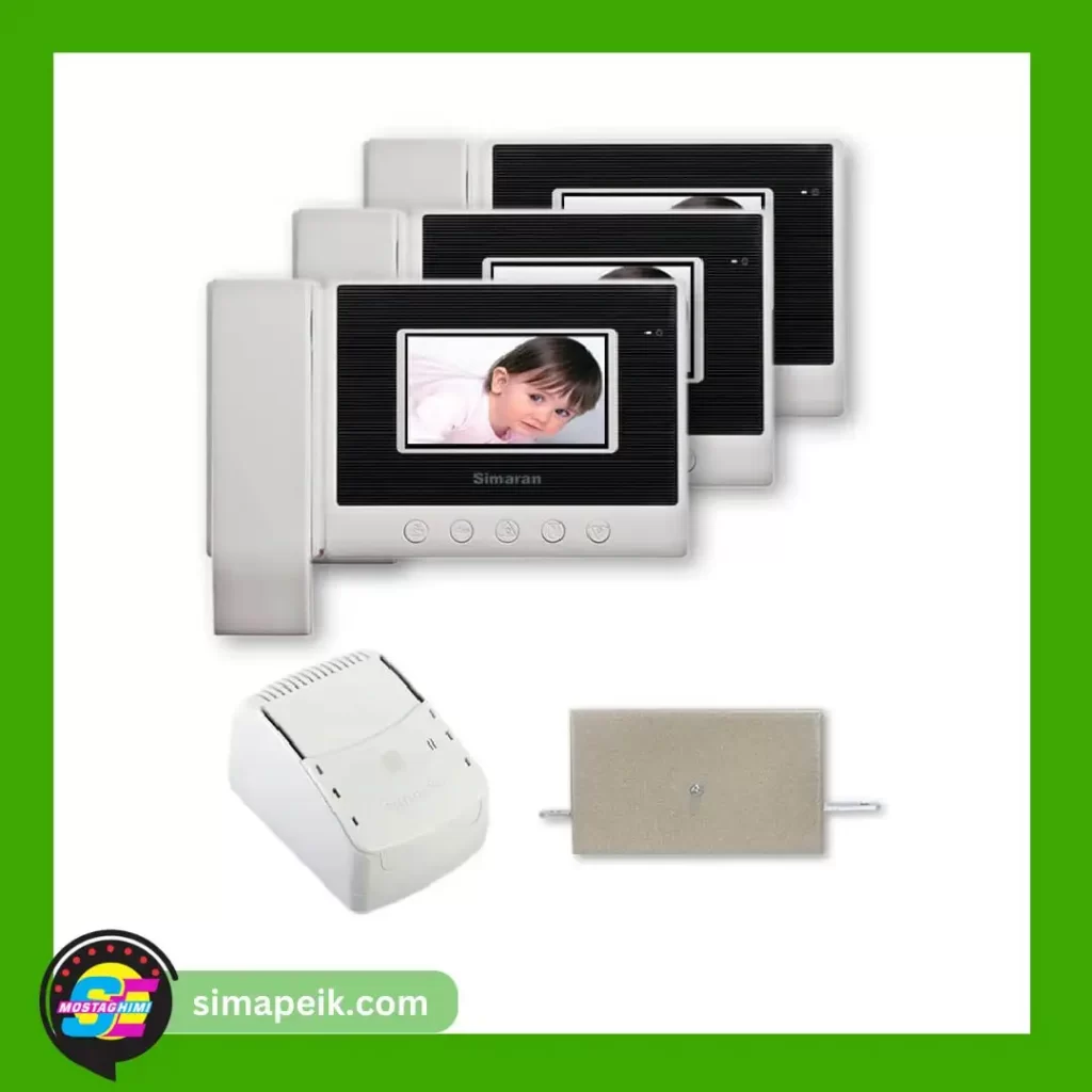 پکیج آیفون تصویری 3 واحدی سیماران HS-43