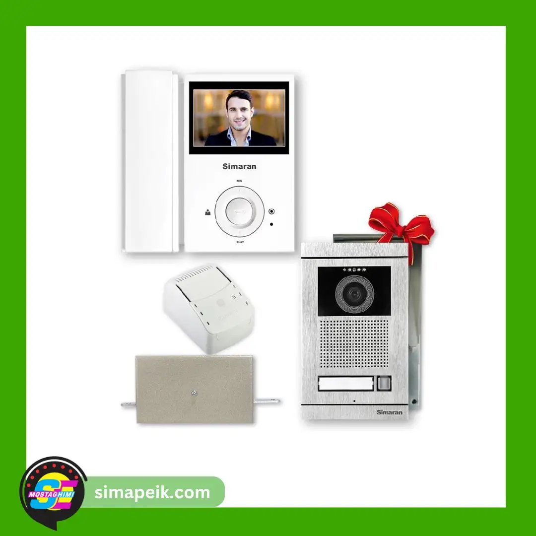 سیماپیک (2) پکیج آیفون تصویری یک واحدی سیماران HS-43FL