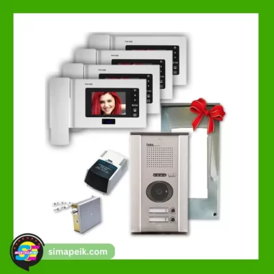 پکیج آیفون تصویری چهار واحدی تابا TVD-1035Mپکیج آیفون تصویری چهار واحدی تابا TVD-1035M