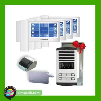 پکیج آیفون تصویری چهار واحدی الکتروپیک 1198