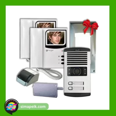 پکیج آیفون تصویری دو واحدی الکتروپیک 3.5 اینچ بدون حافظه 1286