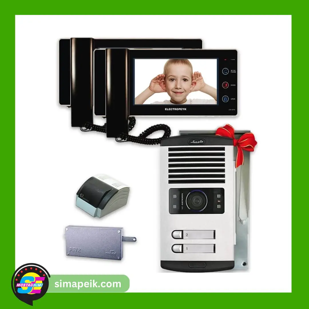 1294-2-floor پکیج آیفون تصویری2 واحدی الکتروپیک مدل 1294
