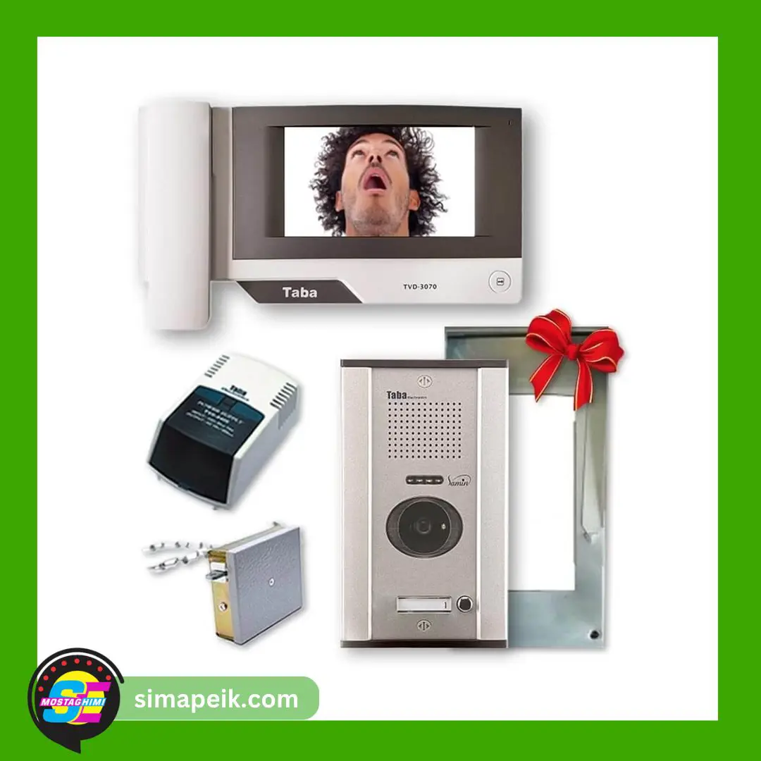 3070-1-floor پکیج آیفون تصویری یک واحدی تابا TVD-3070- بدون تلفن کننده