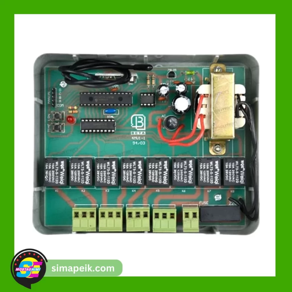 رسیور کرکره برقی بتا 4 موتور