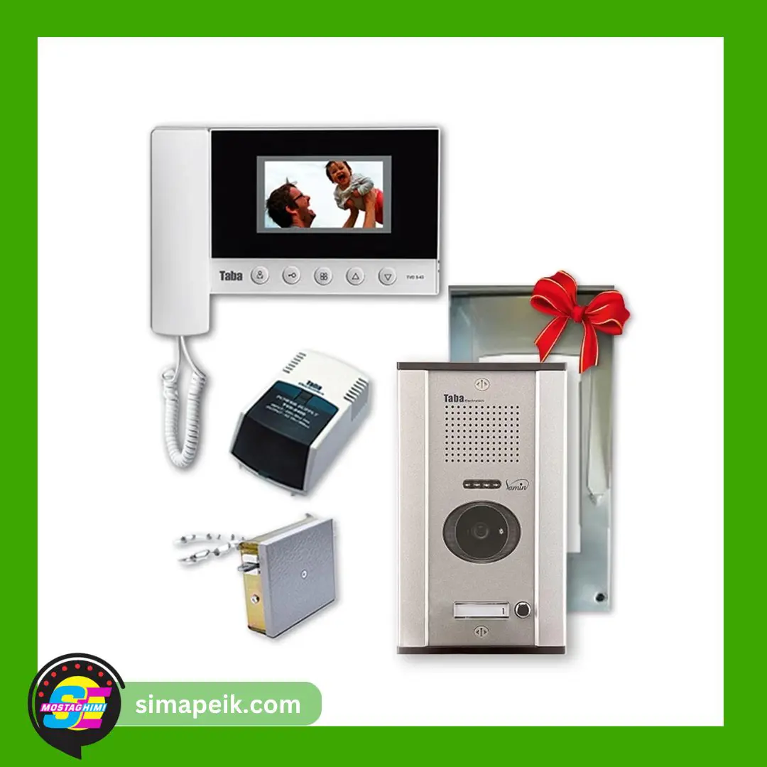 5-43-1-floor پکیج آیفون تصویری یک واحدی تابا TVD5-43