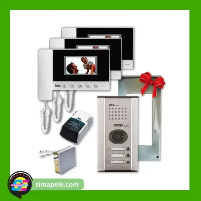 پکیج آیفون تصویری سه واحدی تابا TVD5-43