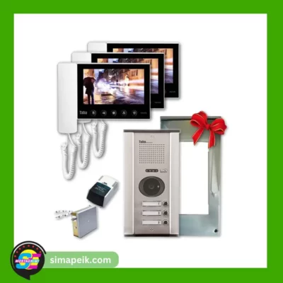 پکیج آیفون تصویری سه واحدی تابا TVD5-70 پکیج آیفون تصویری سه واحدی تابا TVD5-70