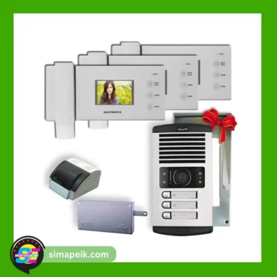 پکیج آیفون تصویری سه واحدی الکتروپیک 1196