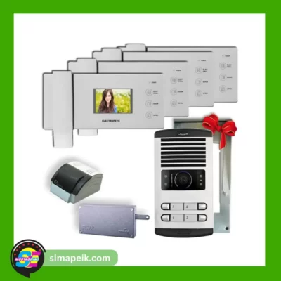 پکیج آیفون تصویری چهار واحدی الکتروپیک 1196