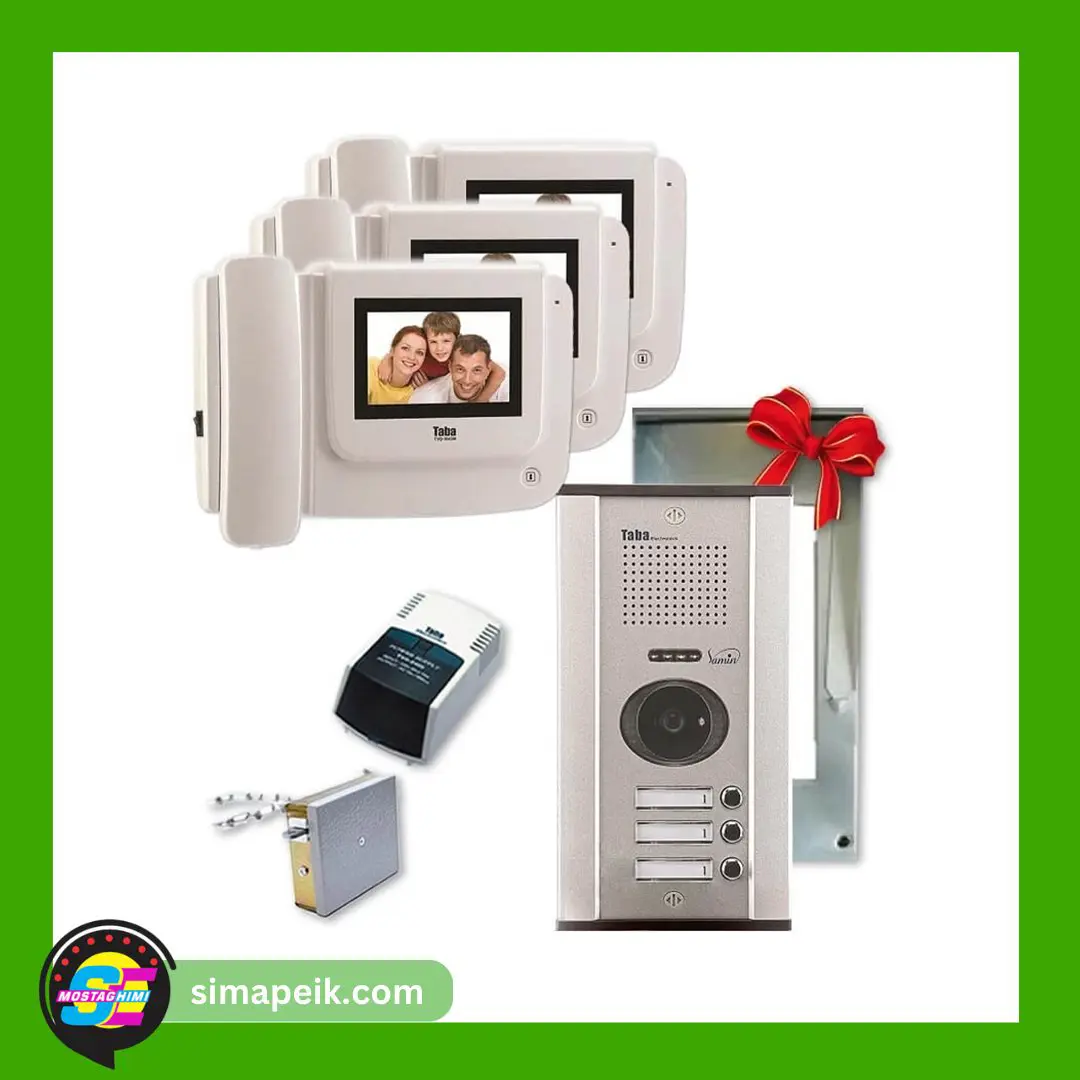 pack-tvd-1043i-3floor پکیج آیفون تصویری سه واحدی تابا TVD-1043i