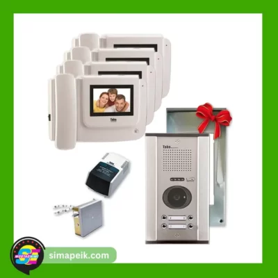 پکیج آیفون تصویری چهار واحدی تابا TVD-1043i