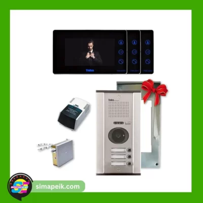 پکیج آیفون تصویری سه واحدی تابا TVD-2070M-بدون تلفن کننده