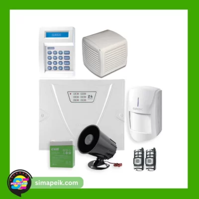 پکیج دزدگیر کلاسیک مدل +64 ((چشمی ساده)) + تلفن کننده خط ثابت