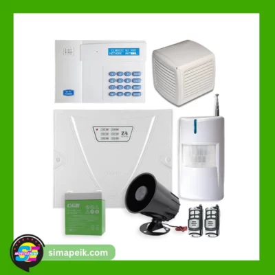 پکیج دزدگیر کلاسیک مدل +64 ((چشمی بی سیم)) + تلفن کننده سیم کارتی