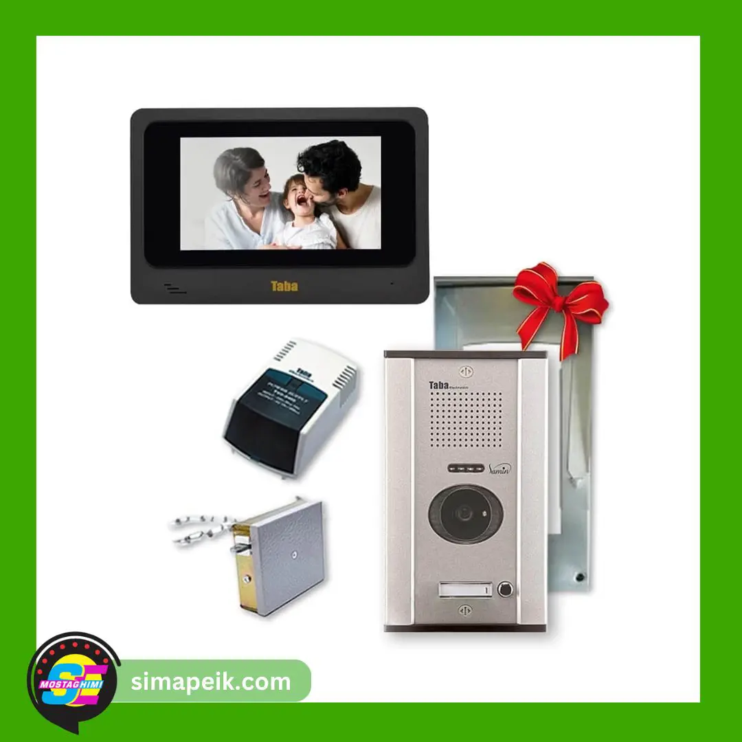 tvd-4070-1 پکیج یک واحدی دربازکن تصویری تابا 7 اینچ حافظه دار TVD-4070