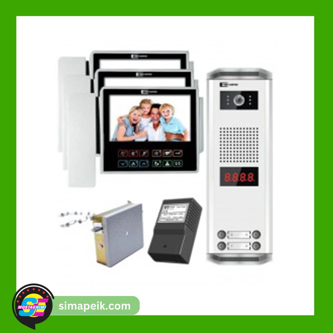vdp-c70-3-floor پکیج سه طبقه آیفون تصویری تکنما VDP-C70