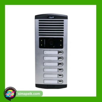 پنل آیفون تصویری 6 واحدی 1086 الکتروپیک (عمودی )