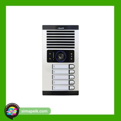 پنل آیفون تصویری 5 واحدی الکتروپیک مدل 1086 ( عمودی)